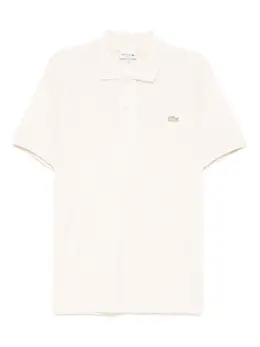 Lacoste: Бежевое поло 