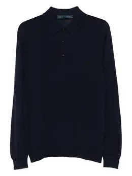 Kiton: Поло с длинным рукавом 