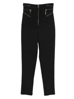 Elisabetta Franchi: Чёрные брюки 