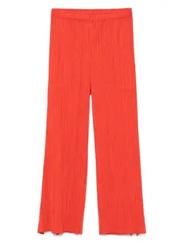 Pleats Please Issey Miyake: Красные брюки 