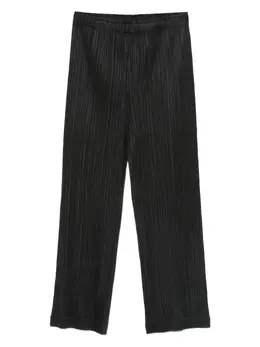 Pleats Please Issey Miyake: Чёрные брюки 
