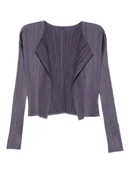 Pleats Please Issey Miyake: Кардиган с длинным рукавом 