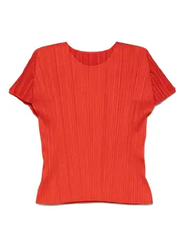 Pleats Please Issey Miyake: Топ с коротким рукавом 