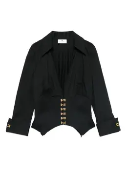 Elisabetta Franchi: Блуза с v-образным вырезом 