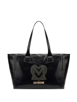 Love Moschino: Чёрная сумка-шоппер 