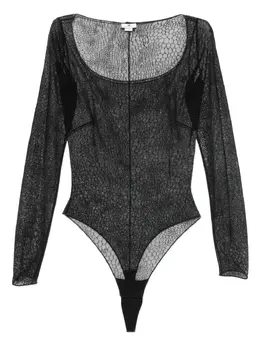 Elisabetta Franchi: Чёрный боди 