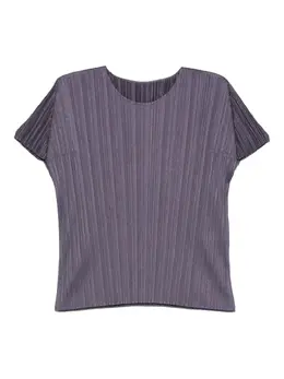 Pleats Please Issey Miyake: Топ с коротким рукавом 