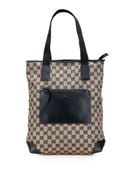 Gucci Pre-Owned: Коричневая сумка-шоппер 