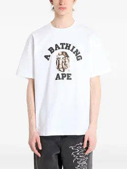 A BATHING APE®: Белая футболка 