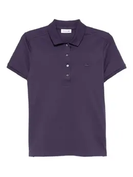 Lacoste: Фиолетовое поло 