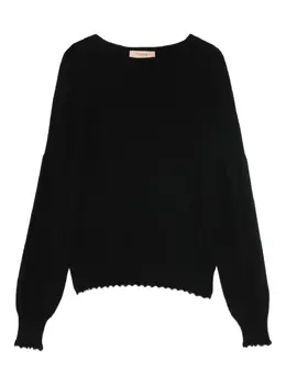 TWINSET: Чёрный свитер 