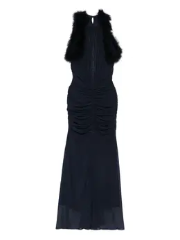 Mugler: Голубое платье 