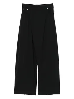 Mugler: Брюки с запахом 