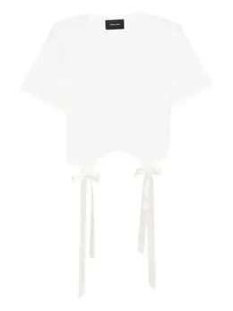 Simone Rocha: Футболка с бантом 