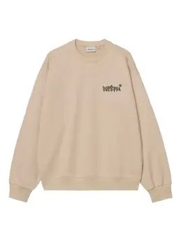 Carhartt WIP: Бежевый свитшот 