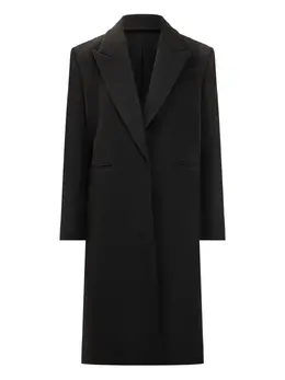 Givenchy: Однобортное пальто 