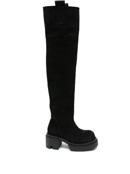 Rick Owens: Чёрные ботинки 