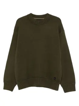 sacai: Зелёный свитер 