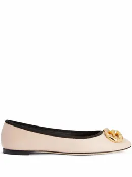 Giuseppe Zanotti: Розовые балетки  Amur