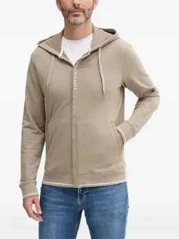 Armani Exchange: Бежевая толстовка 