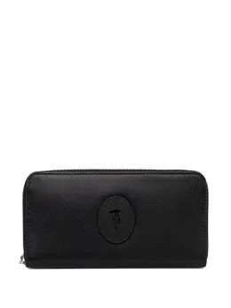Trussardi: Чёрный кошелёк 