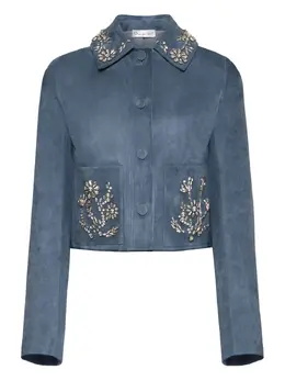 Oscar de la Renta: Куртка со стразами 