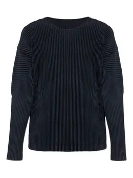 Issey Miyake: Футболка с длинным рукавом 