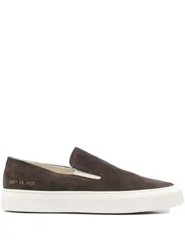 Common Projects: Коричневые мокасины 