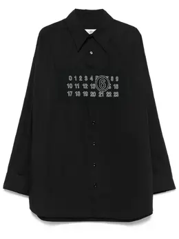 MM6 Maison Margiela: Хлопковая рубашка 