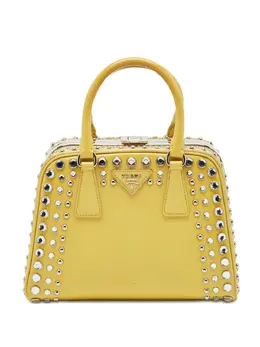 Prada Pre-Owned: Жёлтая сумка 