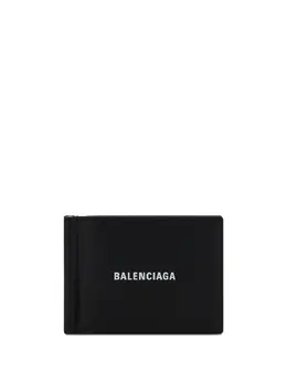 Balenciaga: Чёрный кошелёк  Cash