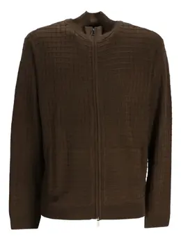Emporio Armani: Тёмный кардиган 