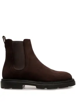 Bally: Коричневые ботинки 