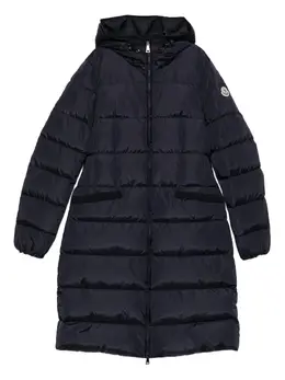 Moncler: Пальто с капюшоном 