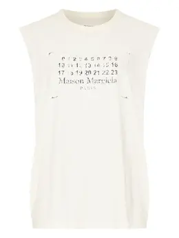 Maison Margiela: Хлопковая майка 