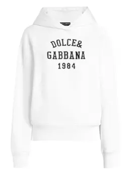 Dolce & Gabbana: Белая толстовка 