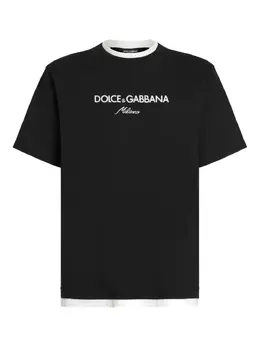 Dolce & Gabbana: Чёрная футболка  T