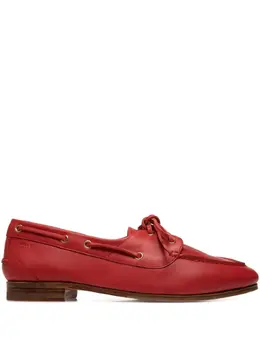 Bally: Красные мокасины 