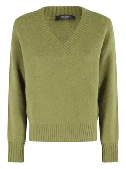 Weekend Max Mara: Свитер с v-образным вырезом 