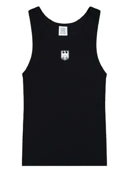 VETEMENTS: Чёрная майка 