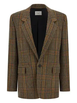 Saint Laurent: Коричневый жакет 