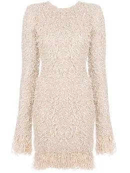 Balmain: Обтягивающее платье 