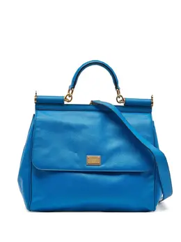 Dolce & Gabbana Pre-Owned: Голубая сумка-шоппер 