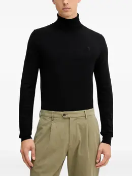 Trussardi: Чёрный свитер 