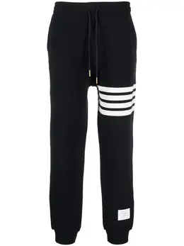 Thom Browne: Синие брюки  4-Bar