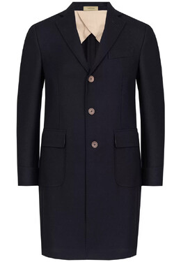 Corneliani: Синее пальто 