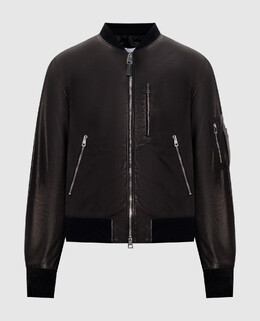 Givenchy: Чорні куртки 