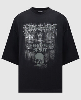 Vetements: Чёрная футболка 