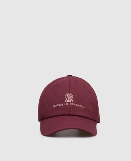 Brunello Cucinelli: Бордовая кепка 