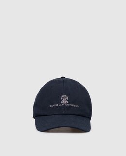 Brunello Cucinelli: Синяя кепка 